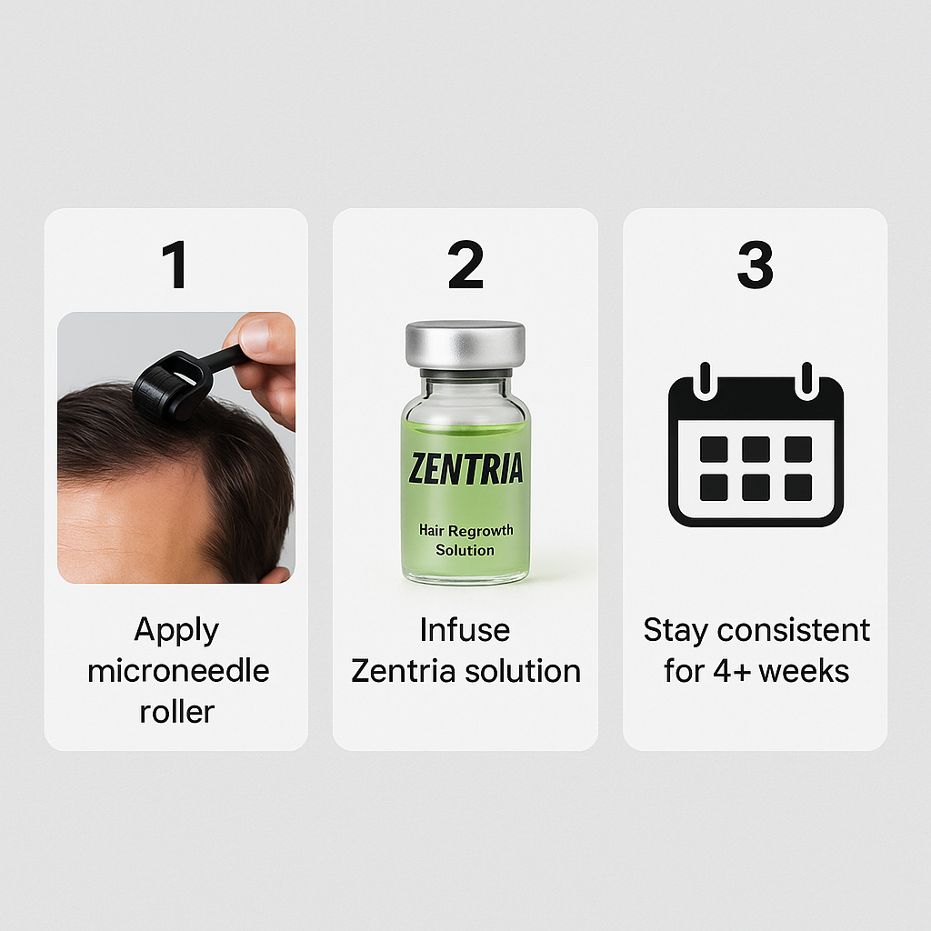 Zentria GrowthX Viral Hair ReGrowth System